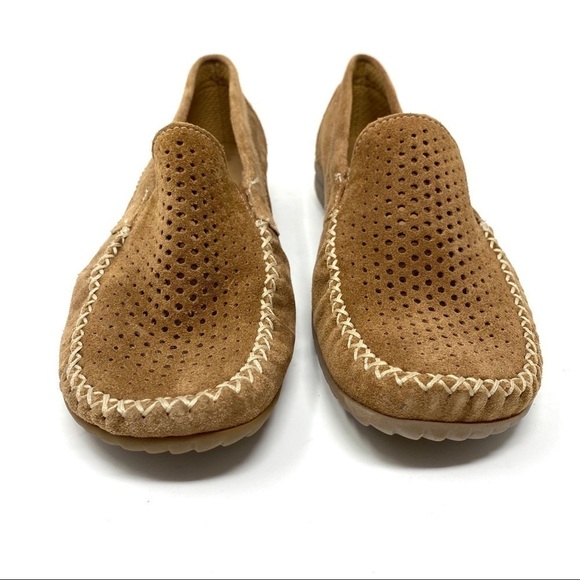 Gabor 66.094.45 suede perforated loafer moccasins - Picture 3 of 10